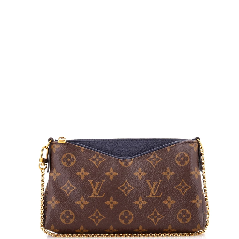Pallas Clutch Monogram Canvas with Leather