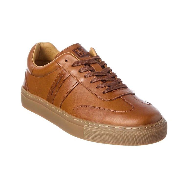 M by Bruno Magli Ryan T Toe Leather Sneaker