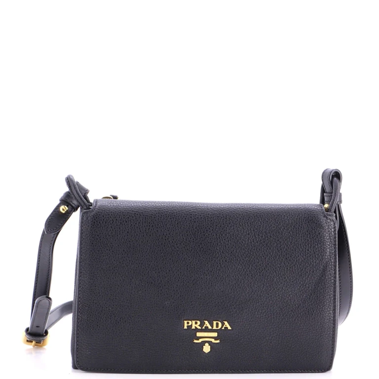 Flap Crossbody Bag Vitello Daino Medium