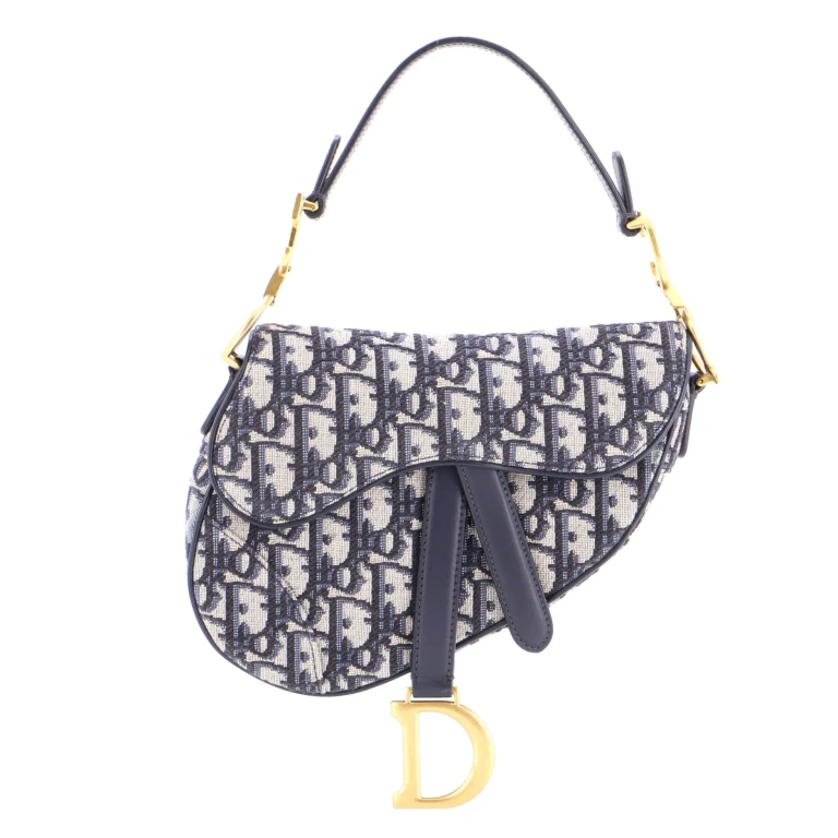 Saddle Handbag Oblique Canvas Mini