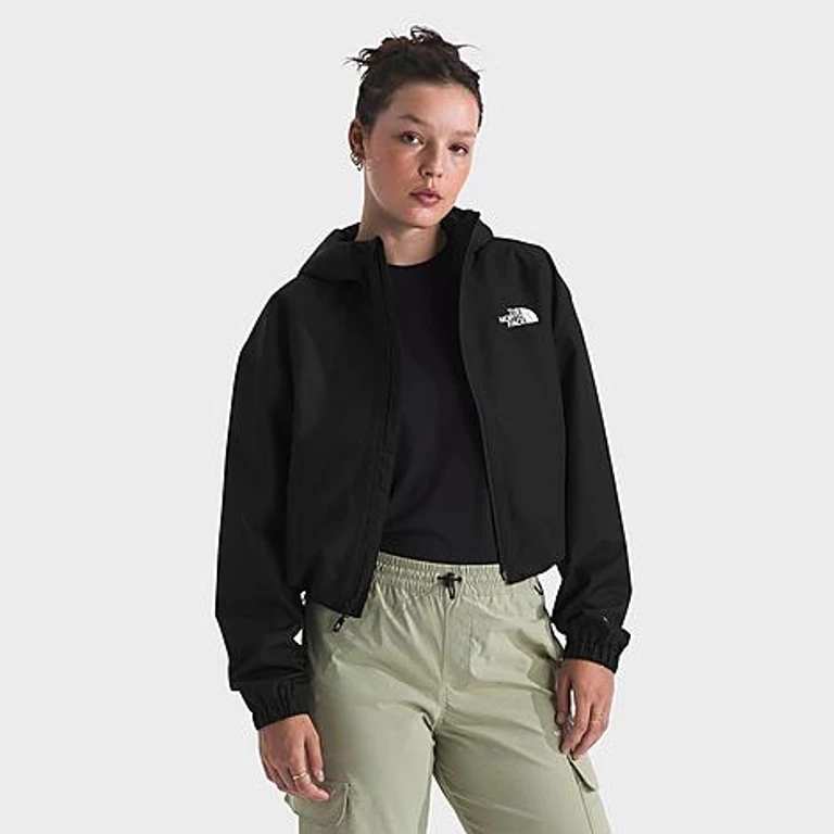 The North Face Women's Quest Cropped Jacket in TNF Black Size: XS