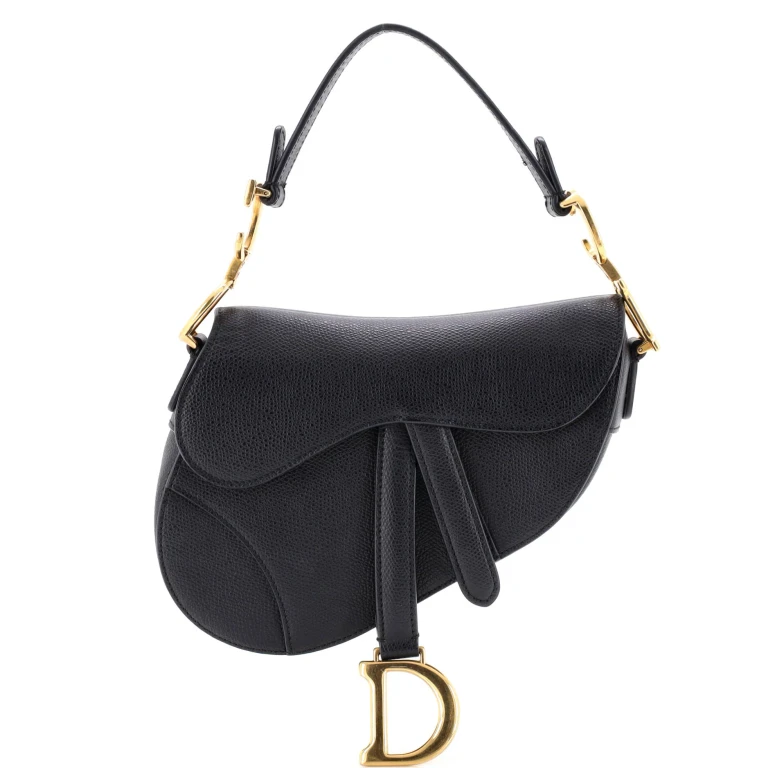Saddle Handbag Leather Mini