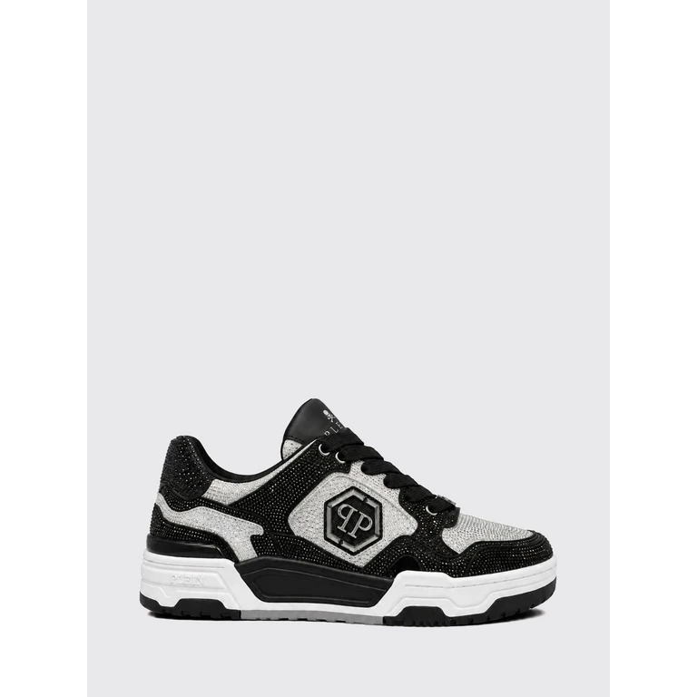 Predator V2 Leather Trainers with Crystals and Hexagon Logo (FAFSUSC0999PTE003N0201)