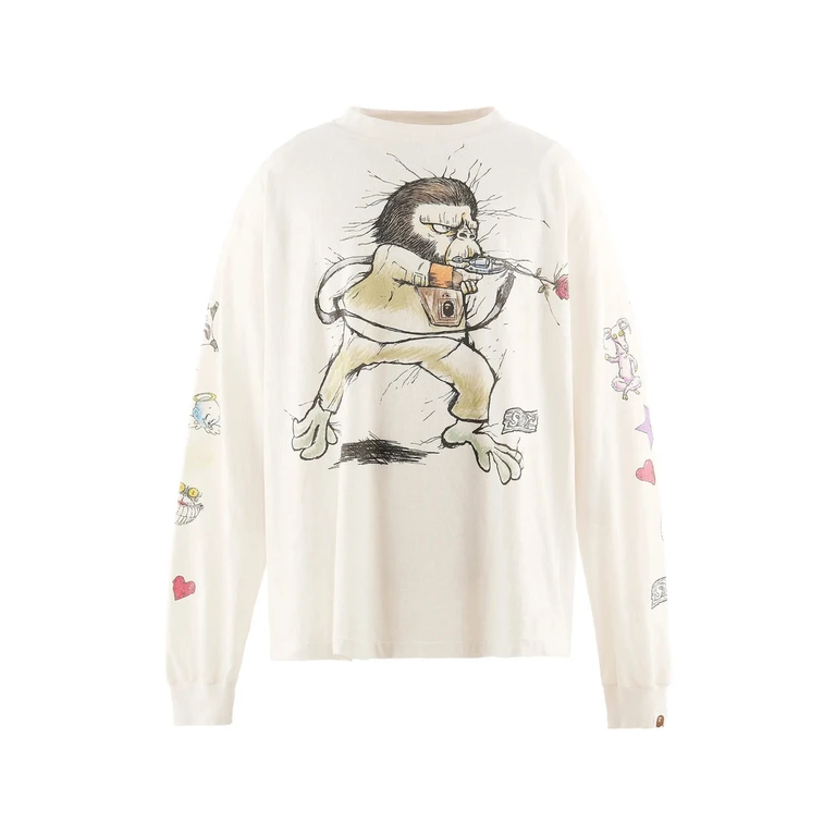 X Bape Graphic-print T-shirt