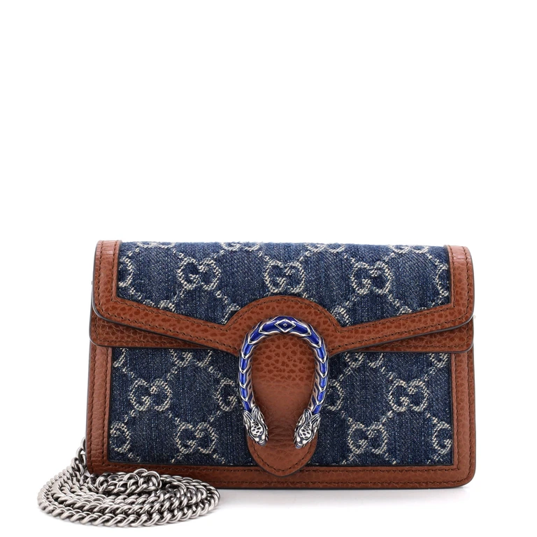Dionysus Bag GG Denim Super Mini