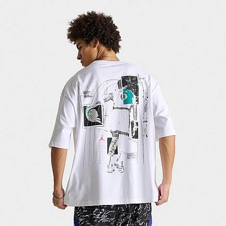 Men's Tatum Sport Dri-FIT Basketball T-Shirt in White Size: Small