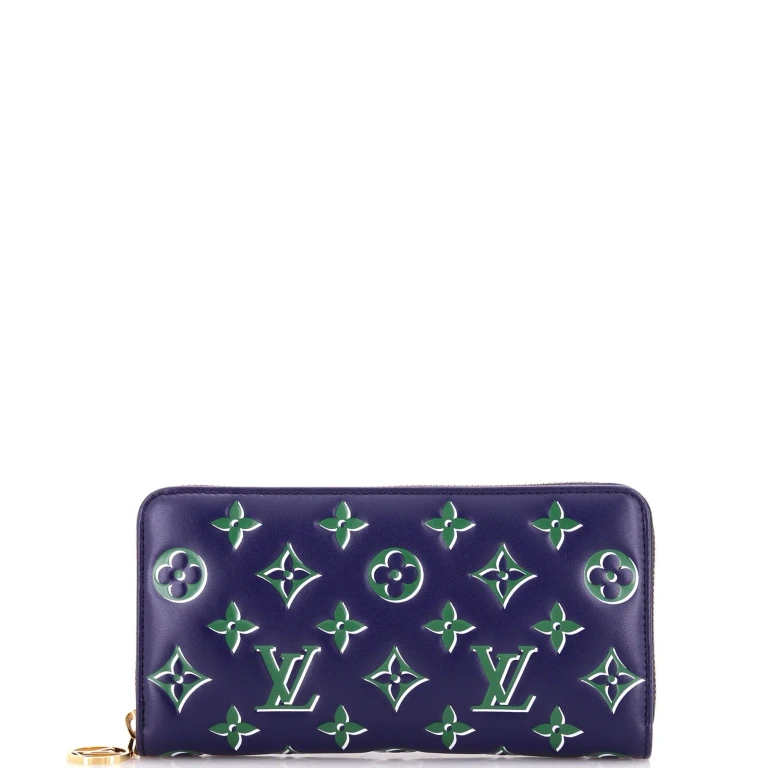 Coussin Zippy Wallet Monogram Embossed Lambskin