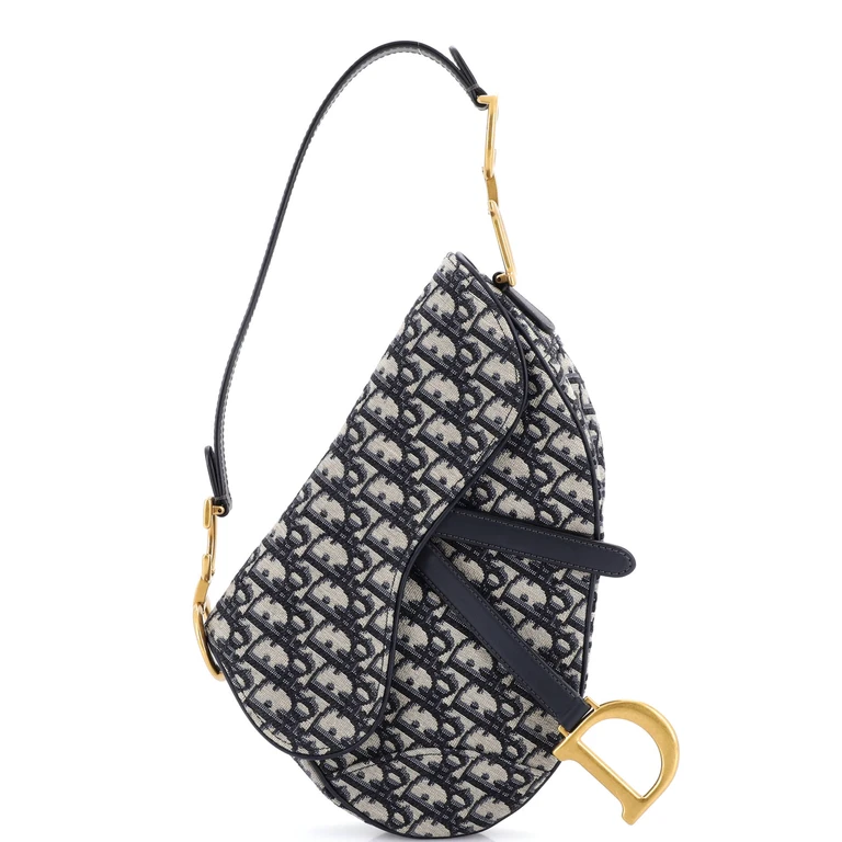 Saddle Handbag Oblique Canvas Medium