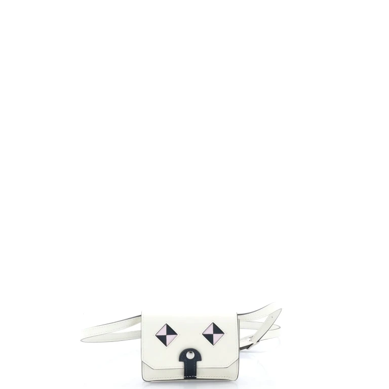 Chien Card Holder with Strap Swift and Chevre Mysore