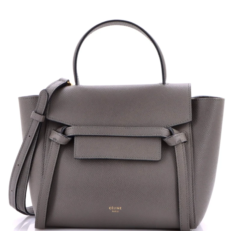 Belt Bag Textured Leather Nano