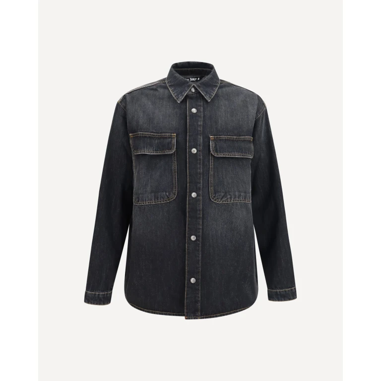 Denim Shirt with back logo Male M