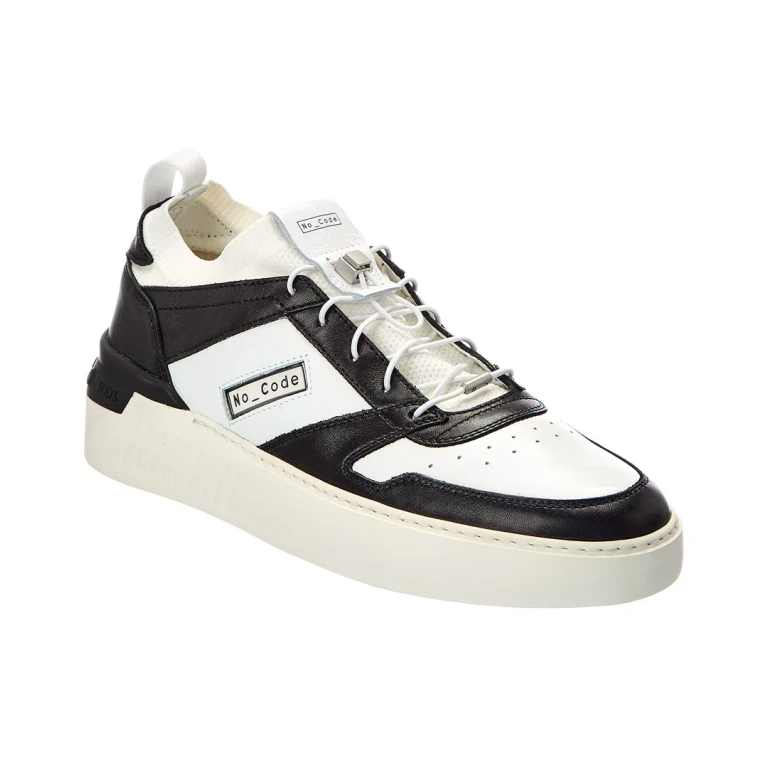 TOD's N. Maglia Cassetta Leather & Canvas Sneaker