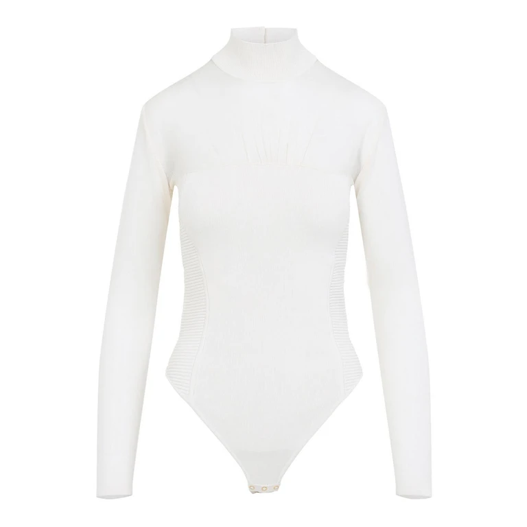 Elisabetta Franchi Top - Crème (BK09B67E2193)