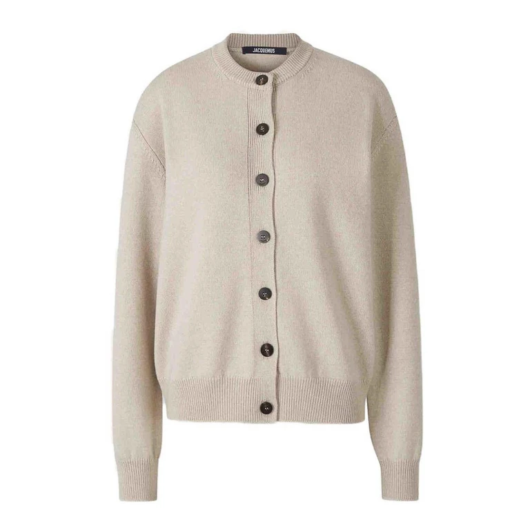 Jacquemus Cardigan - Beige (CDW00837AK00347130)