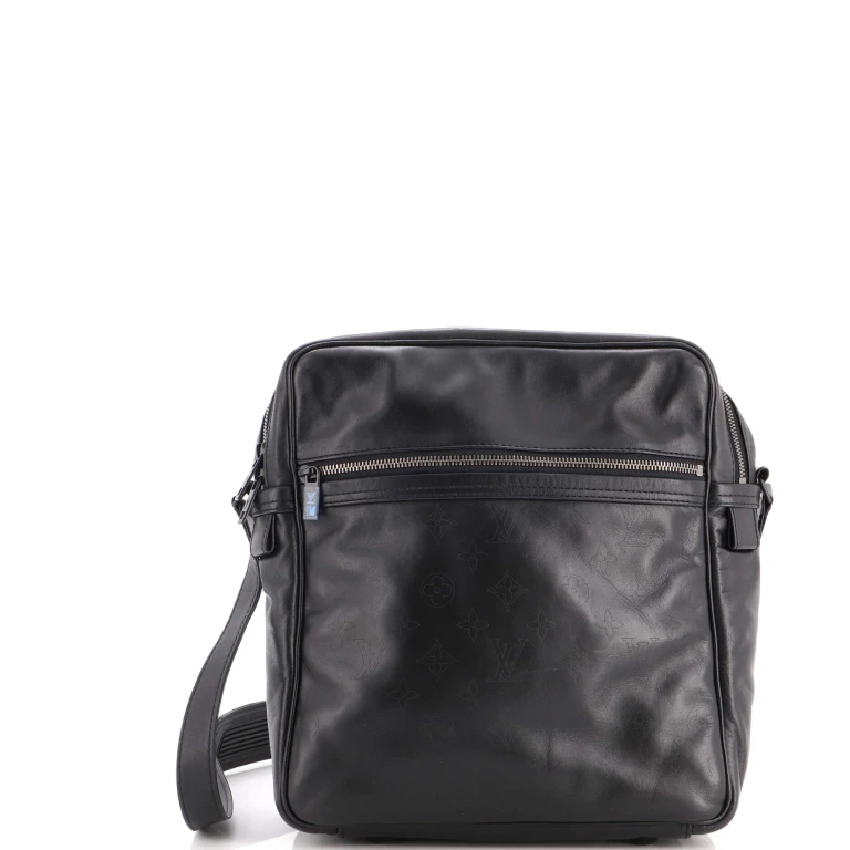 Clarkson Messenger Bag Monogram Shadow Leather
