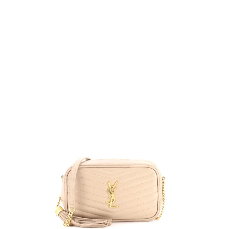Lou Camera Bag Matelasse Chevron Leather Mini