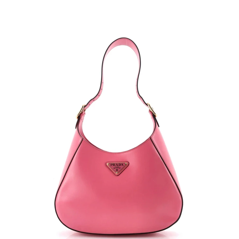 Cleo Shoulder Bag Box Calf Medium