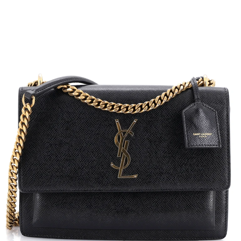 Sunset Crossbody Bag Leather Medium