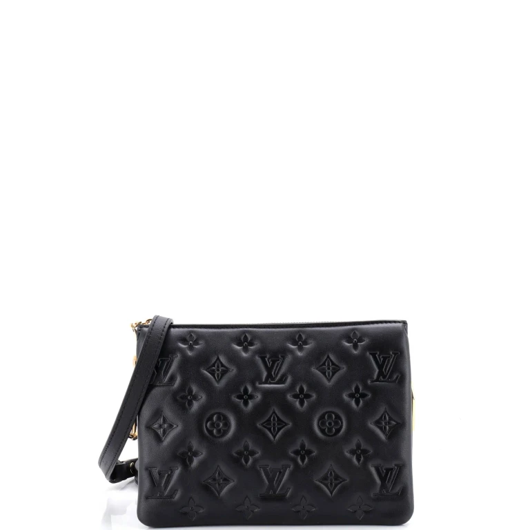 Coussin Bag Monogram Embossed Lambskin BB