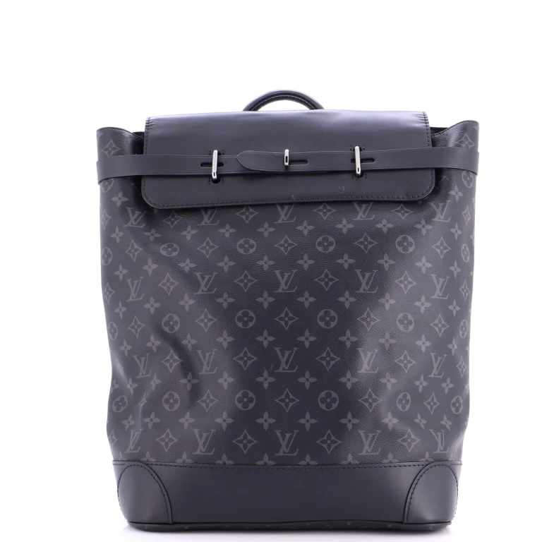 Steamer Backpack Monogram Eclipse Canvas