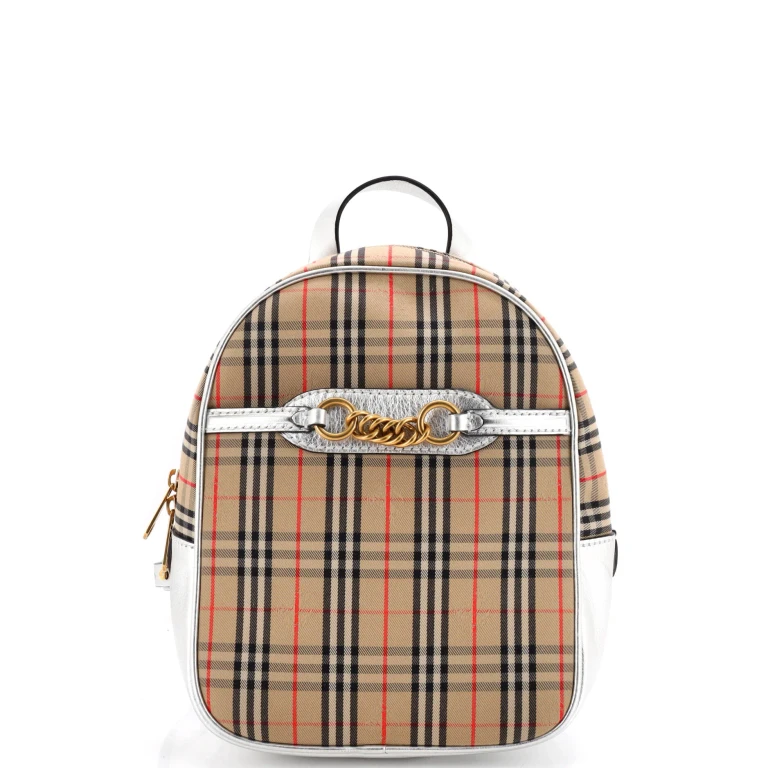 Link Backpack 1983 Knight Check Canvas Medium