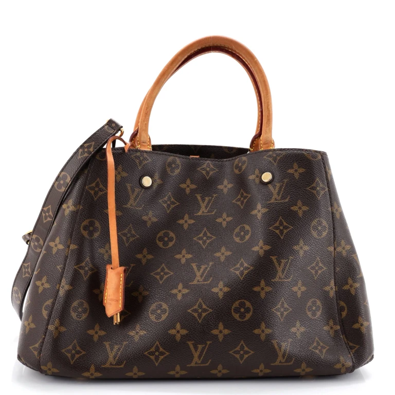 Montaigne Handbag Monogram Canvas MM