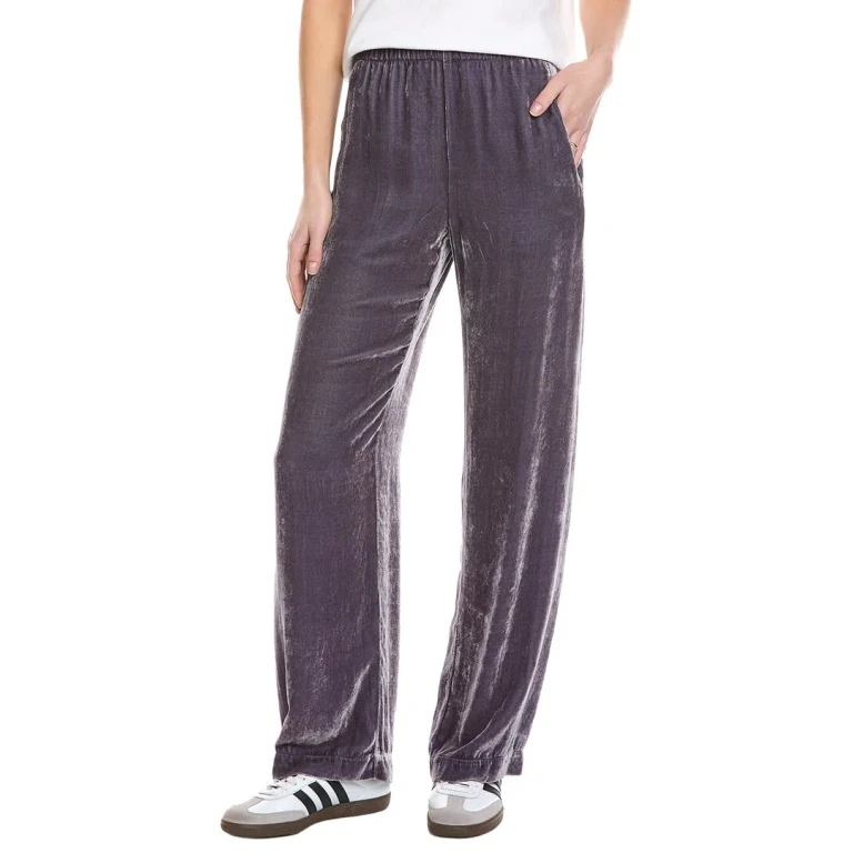 Sorine Velvet Silk-Blend Pant