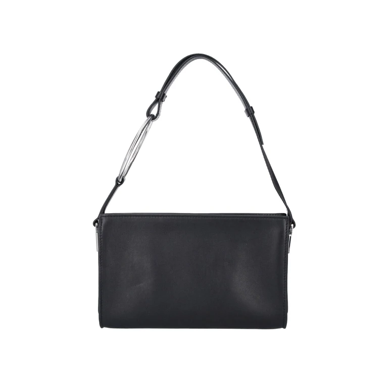 Sac bandoulière en cuir de veau Dondup