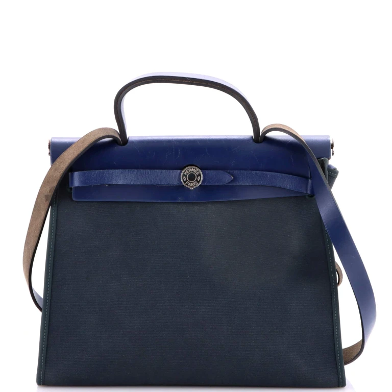 Herbag Zip Leather and Toile 31