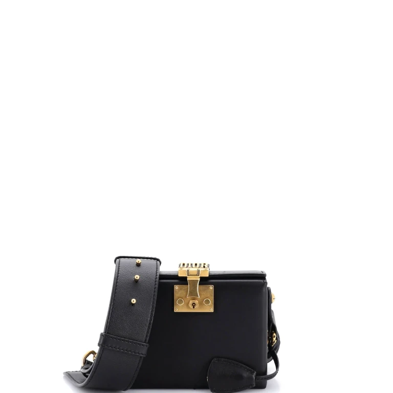 Dioraddict Lockbox Bag Leather Small