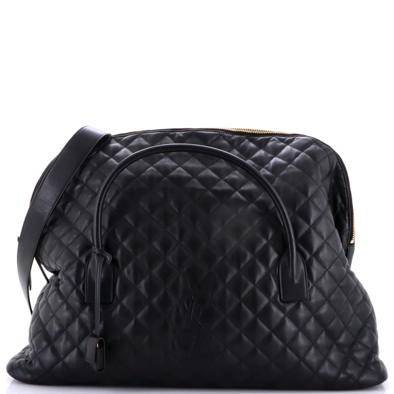 ES Giant Travel Bag Quilted Leather