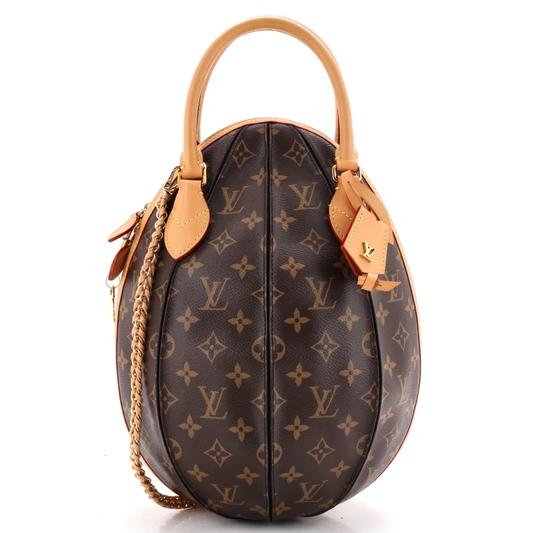 Egg Souple Bag Monogram Canvas and Leather