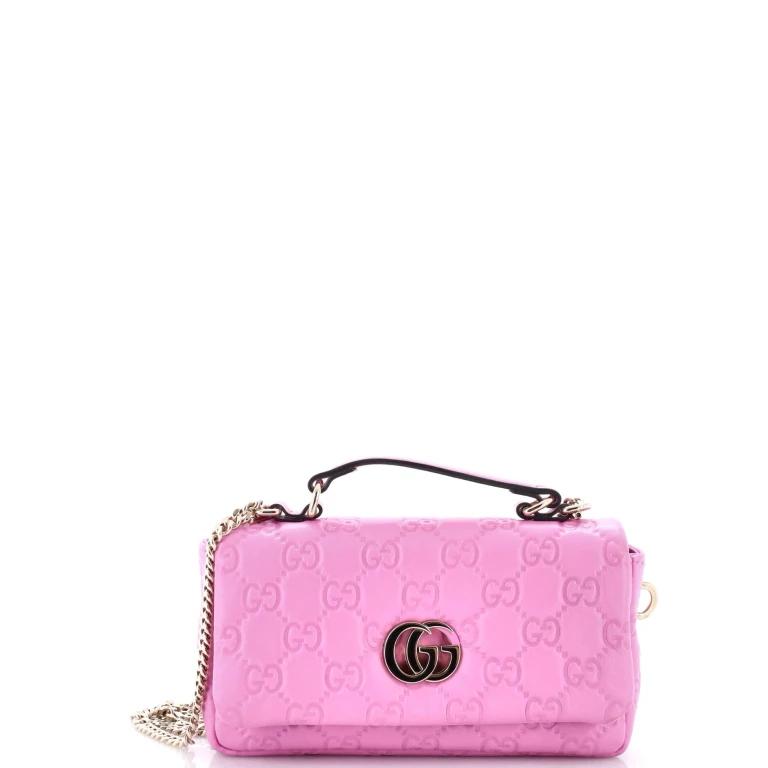 GG Milano Top Handle Bag Guccissima Leather Mini