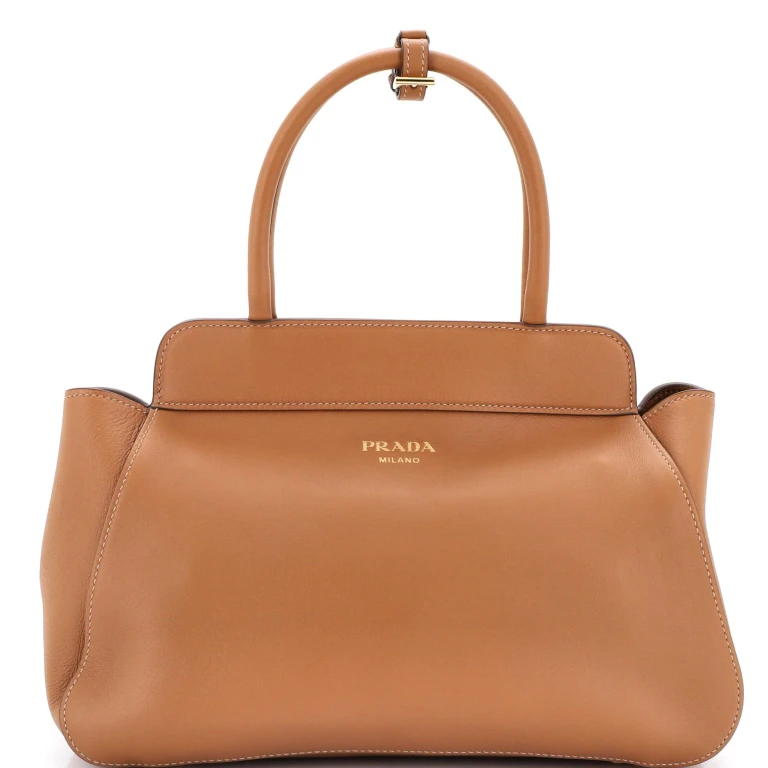 Frame Tote Soft Grain Leather Medium