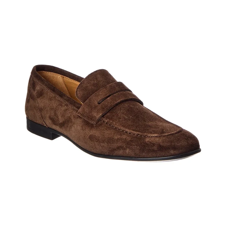M by Bruno Magli Valerio Suede Penny Loafer