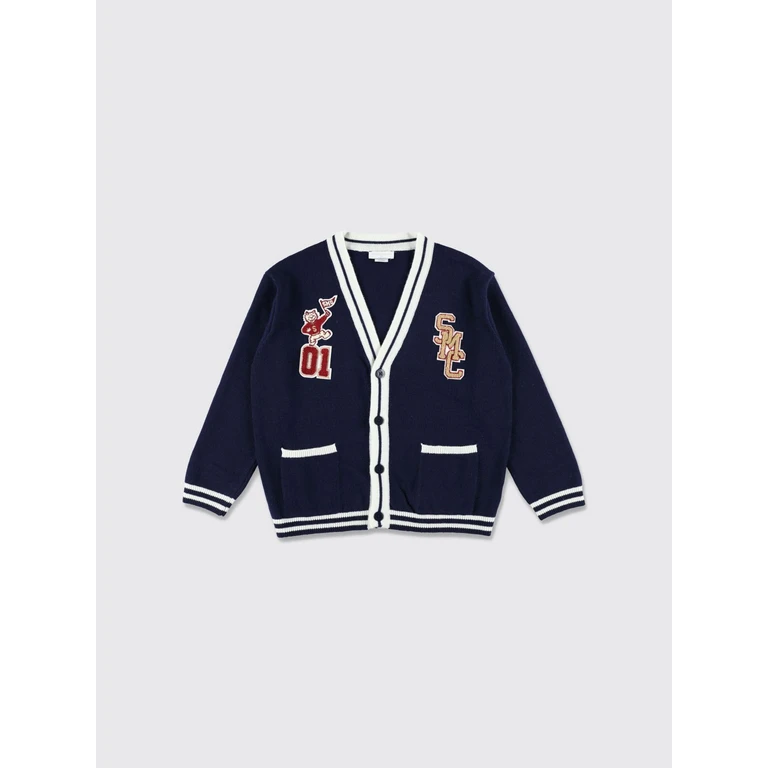 Boy's Wool Blend Cardigan with Patches (TZ9H20Z392161L)