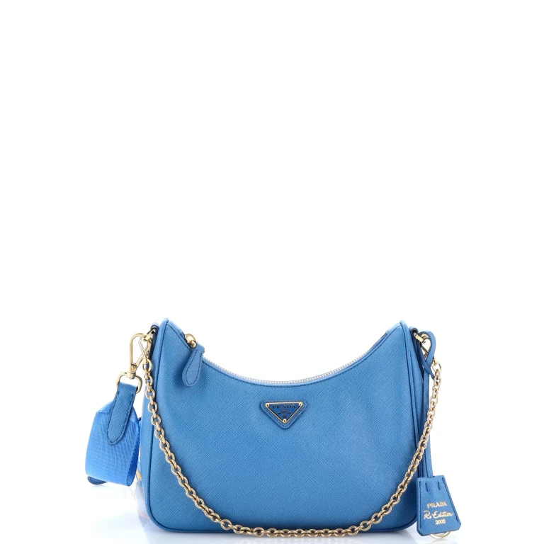 Re-Edition 2005 Shoulder Bag Saffiano Leather Small