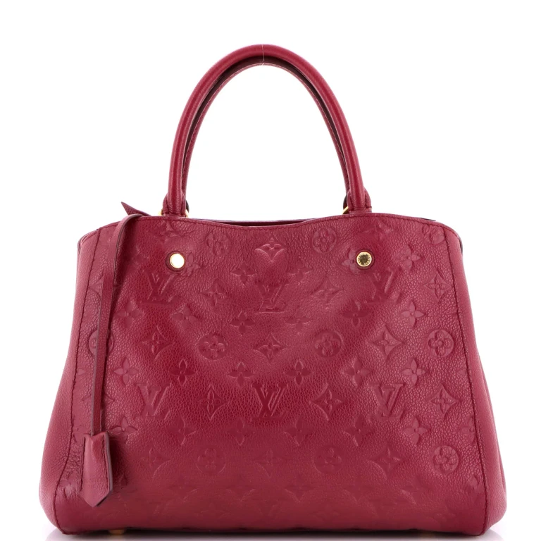Montaigne Handbag Monogram Empreinte Leather MM