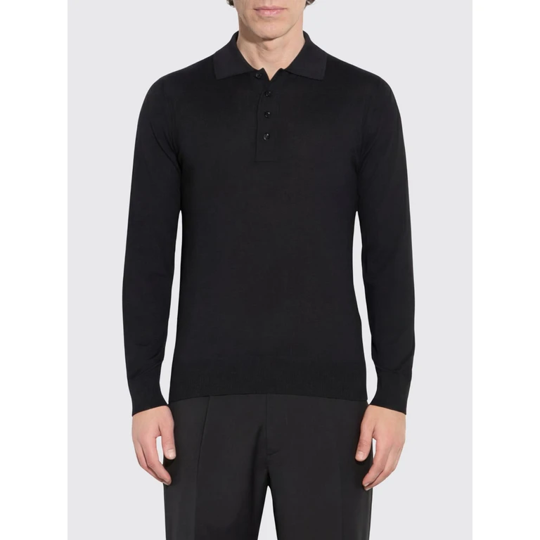 High-Neck Merino Wool Zip Cardigan with Pockets (A010F0019000)