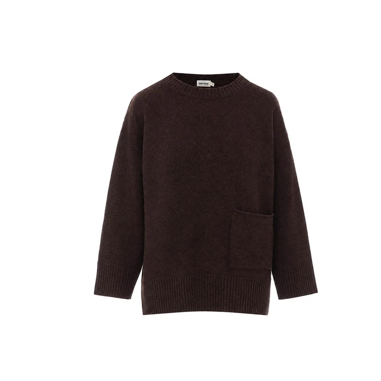 Pull Col Rond - Marron (NF5E000WSC000CACAO)