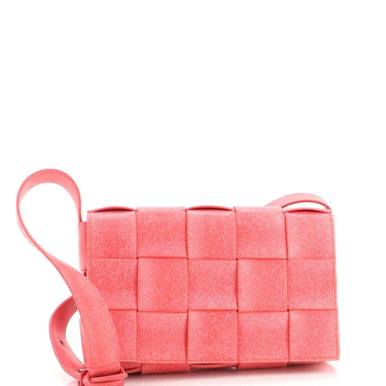 Cassette Crossbody Bag Maxi Intrecciato Rubber