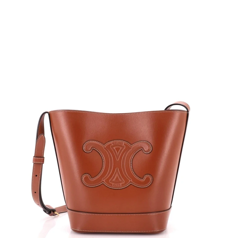 Cuir Triomphe Bucket Bag Leather Small