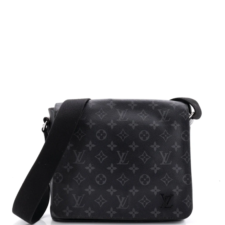 District Messenger Bag Monogram Eclipse Canvas PM