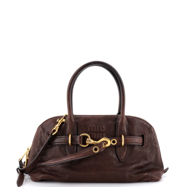 Aventure Top Handle Bag Leather Regular