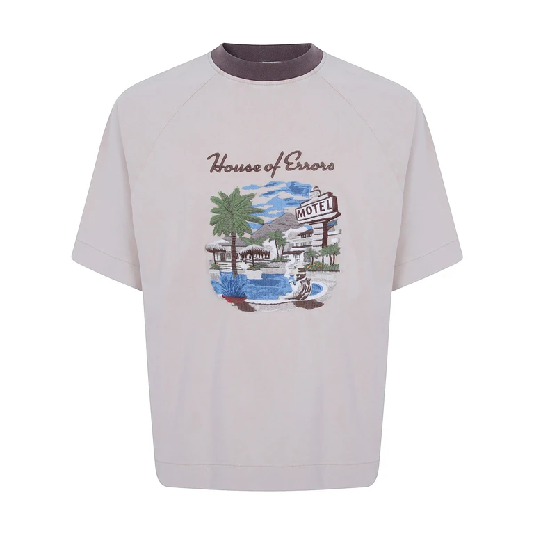 Beige T-Shirt "Motel Steakout"