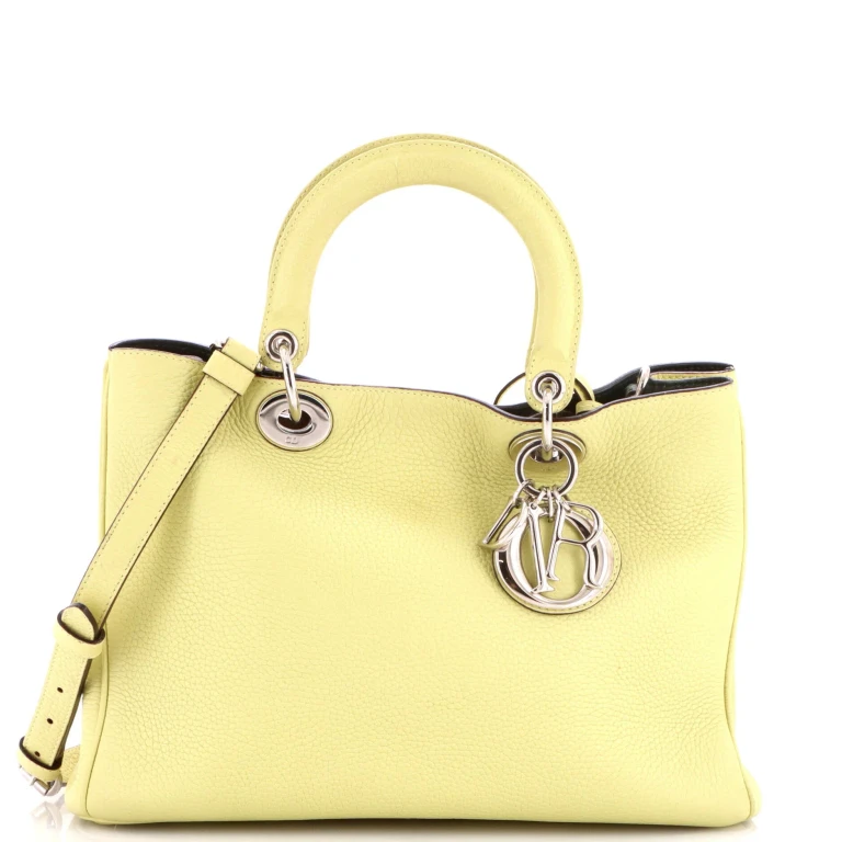 Diorissimo Tote Pebbled Leather Medium