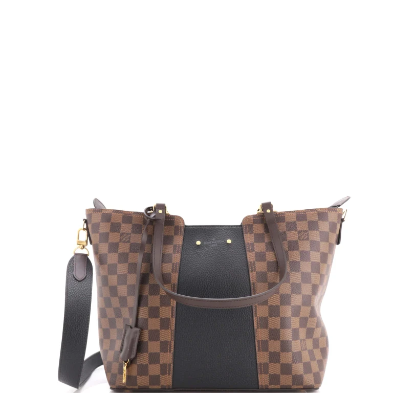 Jersey Handbag Damier with Leather