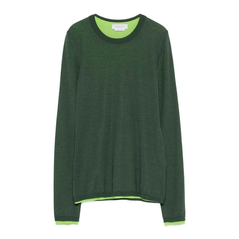 Pull Col Rond - Vert (3269011A003EFL)