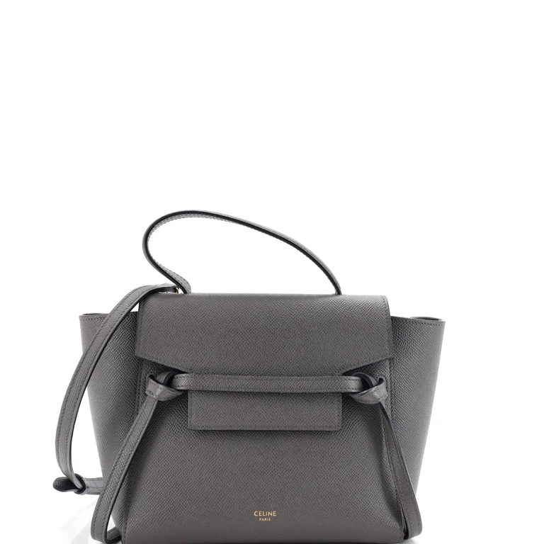 Belt Bag Textured Leather Nano