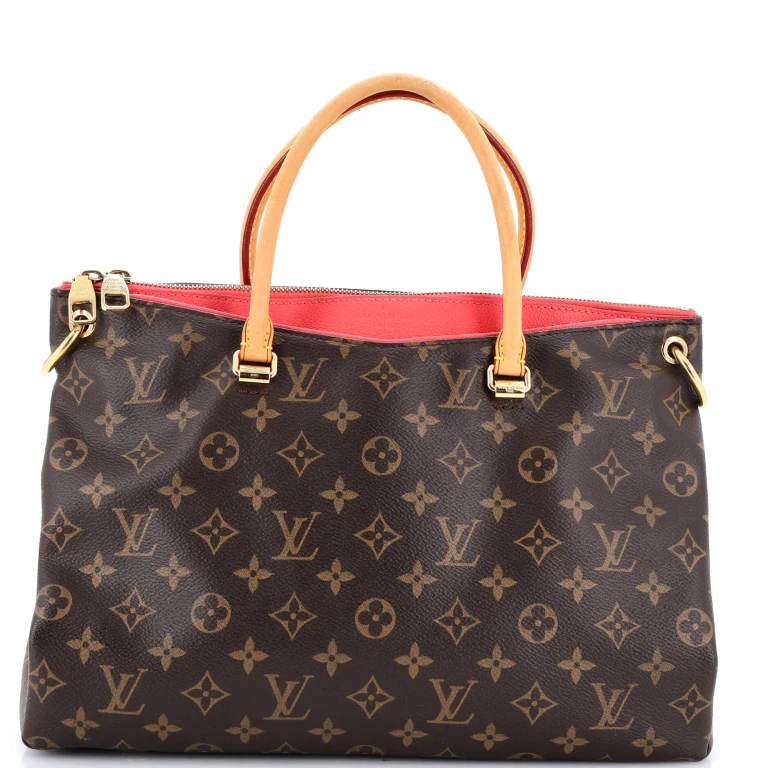 Pallas Tote Monogram Canvas with Leather